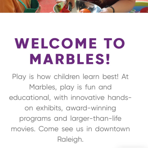 Events | Marbles Kids Museum