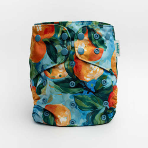Patterned Pocket Cloth Diaper with Athletic Wicking Jersey