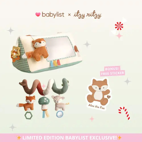 Babylist x Itzy Ritzy Tummy Time Woodland Ride Gift Set