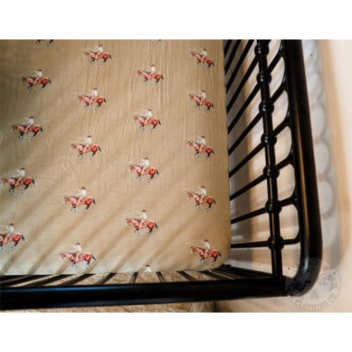 Roper Bamboo Muslin Crib Sheet – Cowkid Clothing Company