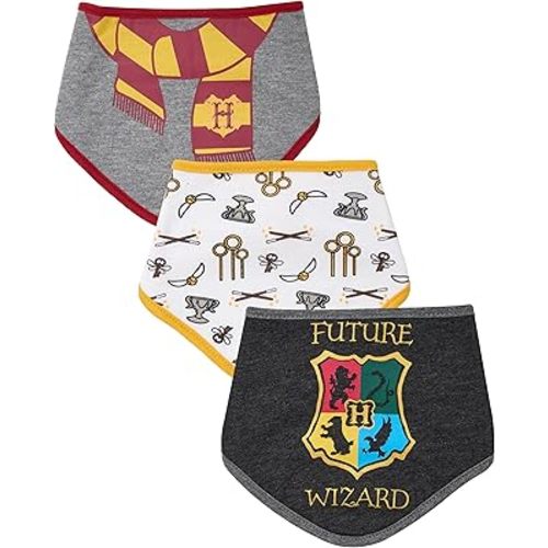 Harry Potter Baby Unisex Bandana Bibs Three Pack Baby Gift for Girls and Boys