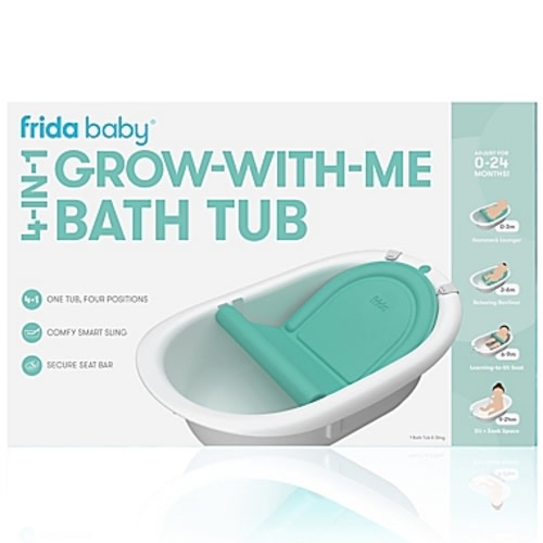 Fridababy® 4-in-1 Grow-with-Me Bath Tub in WhiteFridababy® 4-in-1 Grow-with-Me Bath Tub in White