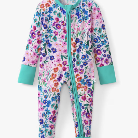 Little Sleepies Pajamas for Baby Boys & Girls, Viscose from Bamboo Baby Pajamas, Sleepers, 2-Way Zipper PJs