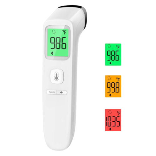 No-Touch Thermometer for Adults and Kids, Accurate Digital Baby Thermometer, Fever Alarm & Silent Mode, 2 in 1 Forehead & Object Mode