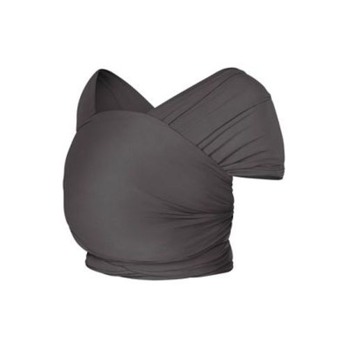 Ergobaby Aura Knit Baby Wrap - Soft Black: Facing-In Front Carrier, Minimum Weight 8 lbs, Buckle-Free Design