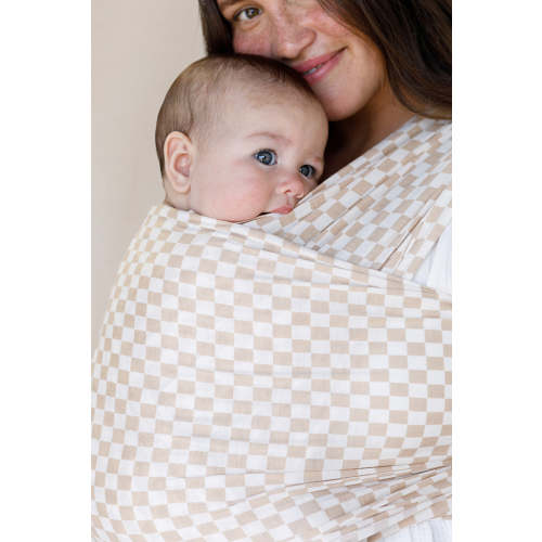 Cream Chequer Wrap