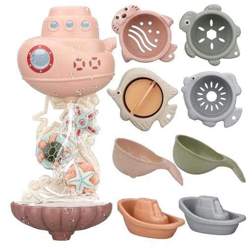 Bath Toys for Kids Ages 1-3|Baby Bath Toys 12-18 Months|Bath Toys Toddlers 2-4|Bathtub Toys for Toddlers 1-3|Infant Bath Toys for Babies 6-12 Months|Bath Shower Toys for 1 2 3 4 Year Old