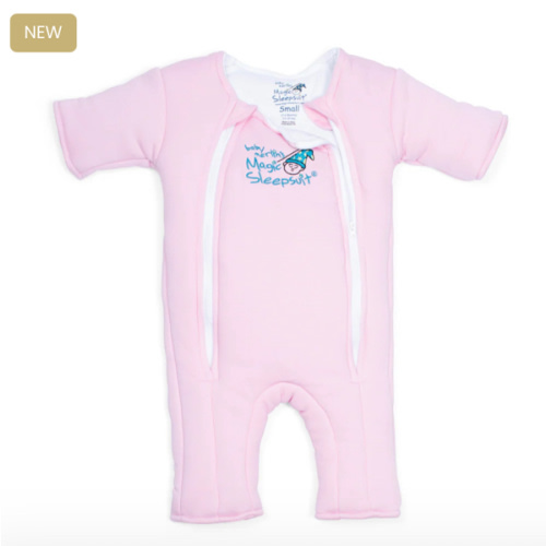 Pink Baby Merlin’s Magic Sleepsuit – Cozy 100% Cotton Baby Sleepwear