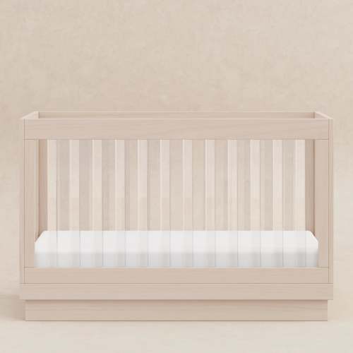 Harlow Acrylic 3-in-1 Convertible Crib with Toddler Bed Conversion Kit