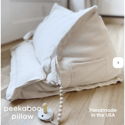Peekaboo Pillow - Organic Infant Lap Pillow