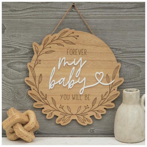 Forever My Baby Wood Wall Decor