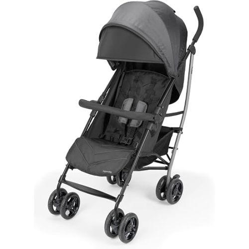 Ingenuity 3Dlite Jewel Convenience Stroller – Lightweight Folding Stroller with Car Seat Compatibility, Extra-Large Canopy & Storage