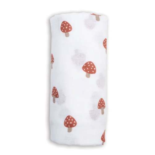 Couverture Mousseline - Champignons