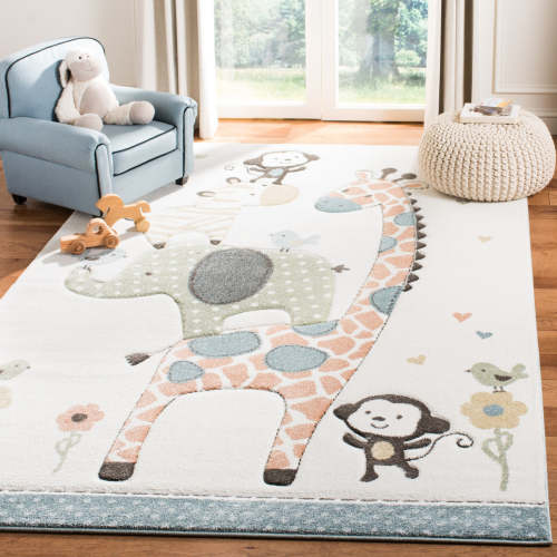 SAFAVIEH Carousel Kids Miharu Animal Rug – Overstock