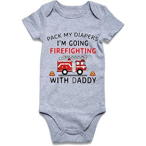 Loveternal Neutral Baby Girls Boys Cotton Romper Cute Saying Newborn Clothes 0-12 Months…