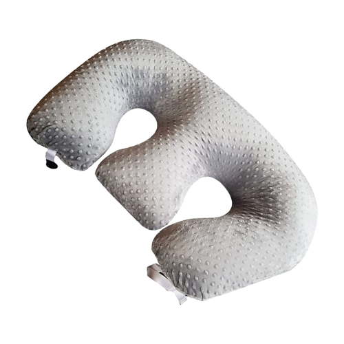 Twi*n Z-Pillow Teal 6 uses in 1 Twi-n Pillow Breastfeeding, Bottlefeeding, Tummy0 Time, Reflux, Support and Pregnancy Pillow!(Gray-A)