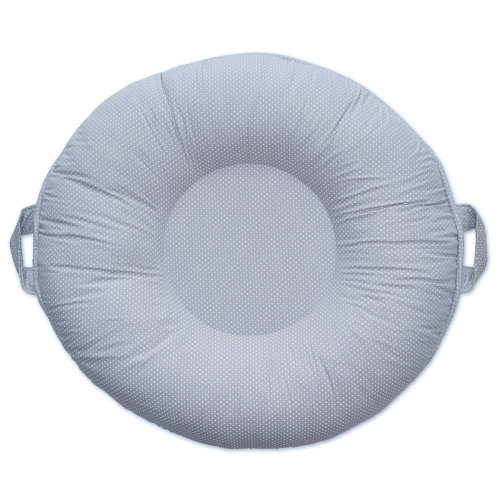 Luxe Floor Pillow- Serenity Light Gray – Itty Bitty Bella