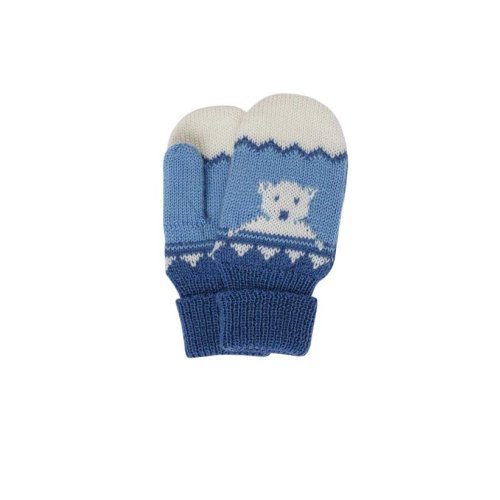 Norlender Knitwear — Kids woolen polar bear mittens (236)