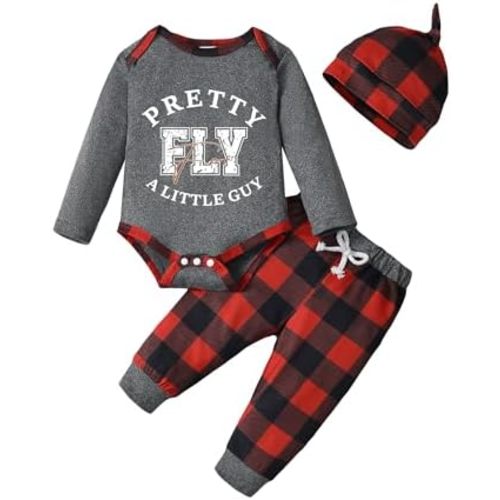 NZRVAWS Newborn Baby Boy Clothes Outfits Letter Prined Romper Pants Set Infant Baby Boy Clothing 0 3 6 9 12 18 Months