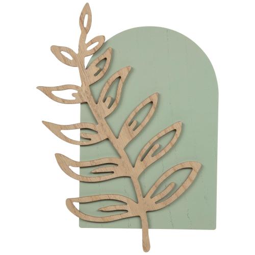 Botanical Leaves Arch Wood Wall Decor