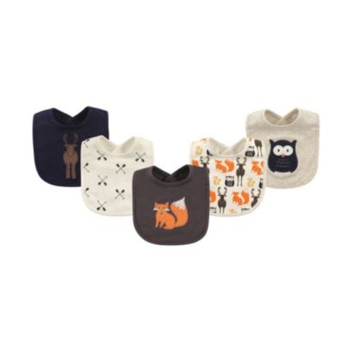Infant Girl Cotton Bibs 5pk