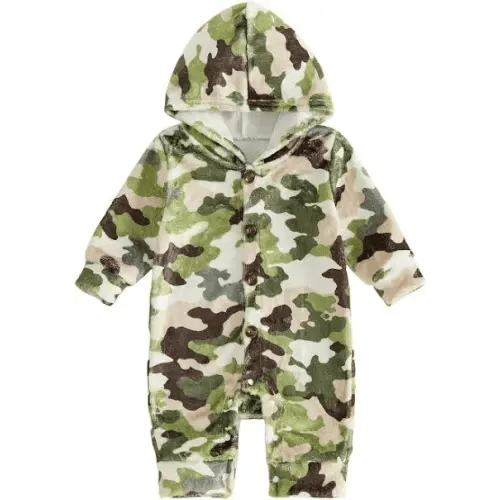 1-3m camo onesie with hood - Google Search