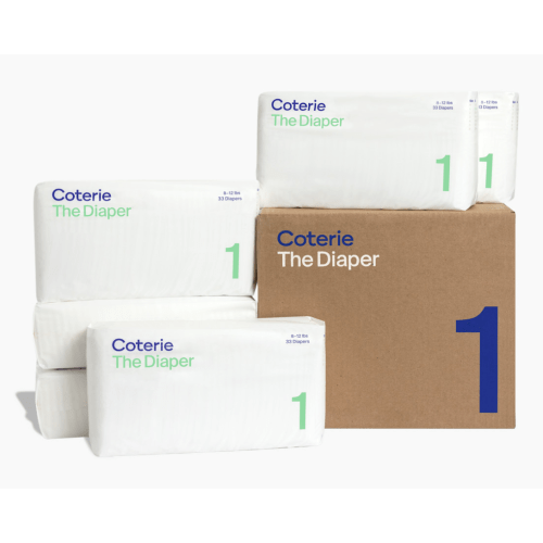 Coterie - Size 1 Diapers (198x Count)