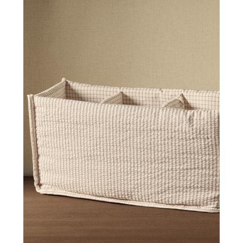 CHILDREN’S CHECK STRIPED TABLE ORGANIZER