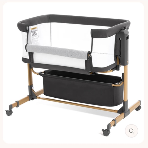 Taylengrow Baby Bassinet,3 in 1 Rocking Bedside Sleeper,6 Height Adjus