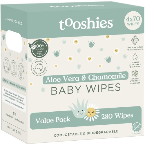 Tooshies ECO Wipes 280 Pack