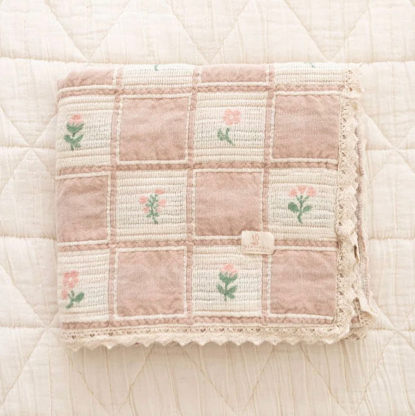 Patchwork Fleur Blanket