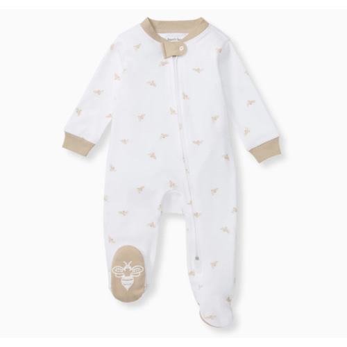 Golden Bee Organic Cotton Sleep & Play - Hummus – Burt's Bees Baby