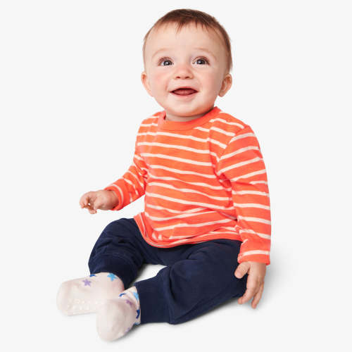 Baby long sleeve tee in stripe