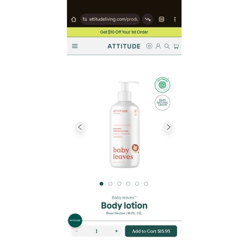 Body lotion
