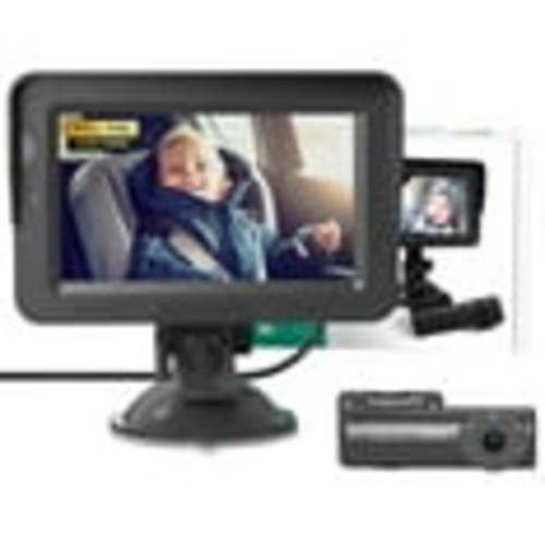 Baby Car Camera,4.3" HD Display Baby Car Mirror with Night Vision Feature,Wide Clear View