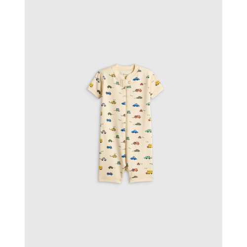 100% Organic Cotton Shortie Onesie Pajama