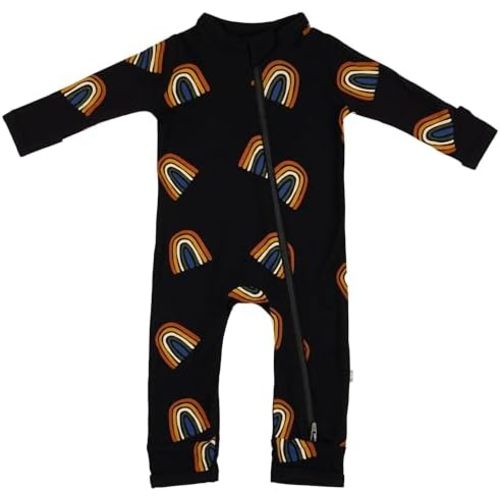KYTE BABY Unisex Rayon Made From Bamboo Zippered Rompers 0-24 Months