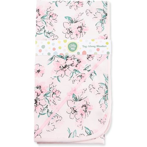 Little Me Blankets for Baby Girls' Swaddling Receiving Blanket, Pink Dream, 30 x 27 Inches