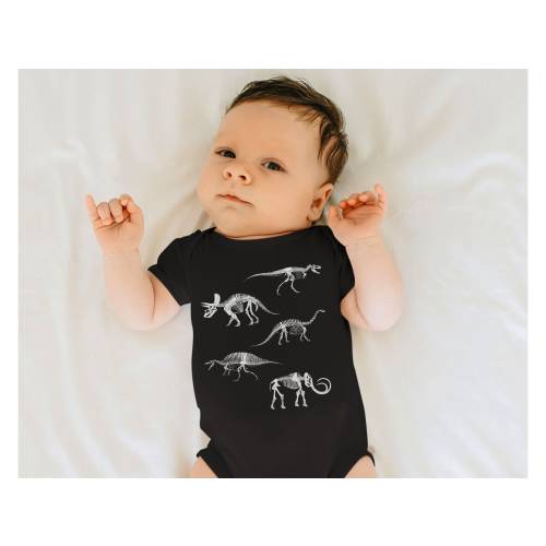Goth Bodysuit Goth Baby Clothes Baby Ghoul Punk Baby Gift Death Metal Baby Goth Baby Stuff Witch Baby Skeleton Bodysuit Dinosaur Skeleton