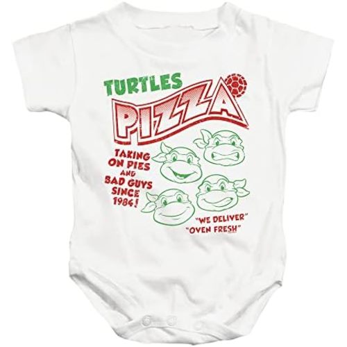 TMNT Teenage Mutant Ninja Turtles Turtles Pizza Infant Baby Boys Onesie Snapsuit
