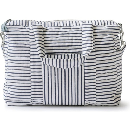 Pehr Marigold Diaper Bag, Ink Blue