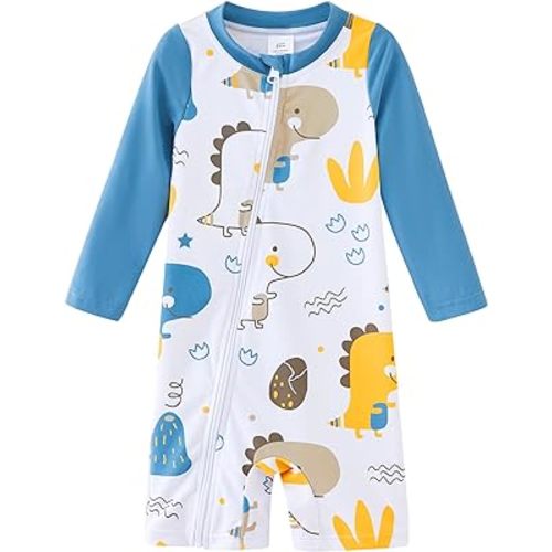 UMELOK Baby Boy Swimsuit UPF 50+ Sun Protection Rash Guard Swimwear