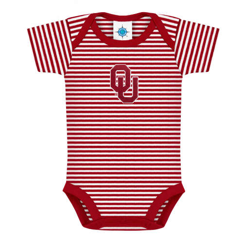 Oklahoma Sooners Striped Bodysuit | College Baby