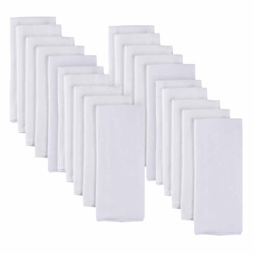 20-pack White Flatfold Birdseye Cloth Diapers – Gerber Childrenswear