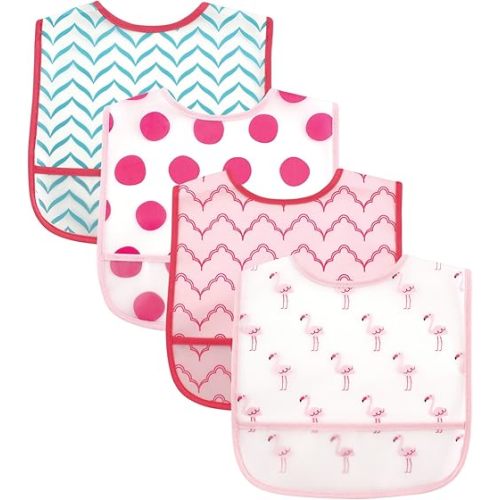 Luvable Friends Unisex BabyWaterproof PEVA Bibs