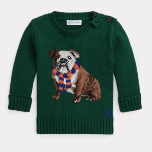 Dog-Intarsia Sweater