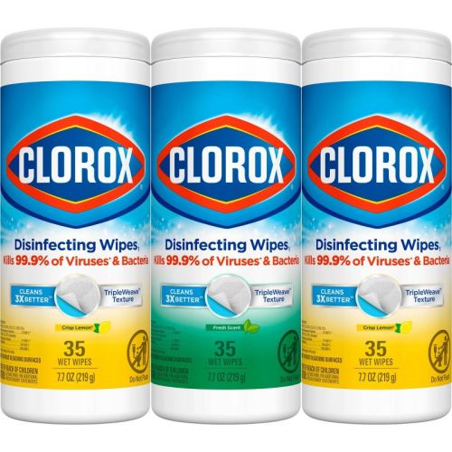 Clorox Bleach Free Disinfecting Wipes Value Pack - 105ct/3pk
