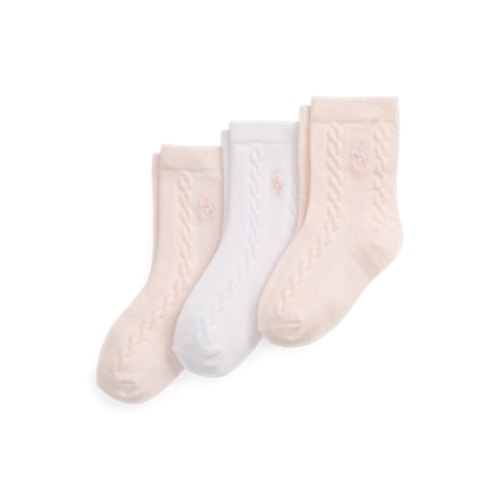 Cable-Knit Ankle Sock 3-Pack