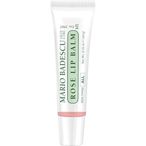 Mario Badescu Moisturizing Lip Balm for Dry Cracked Lips, Infused with Coconut Oil and Shea Butter, Ultra-Nourishing Lip Care Moisturizer for Soft, Smooth and Supple Lips