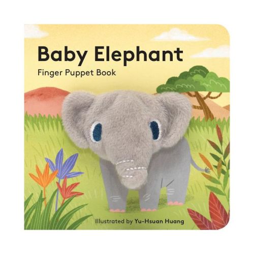 Baby Elephant: Finger Puppet Book - (Baby Animal Finger Puppets) by Chronicle Books (Board Book)
